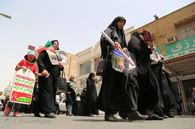 عدالت خواهی بین‌المللی - راهپیمایی روز قدس در اهواز
