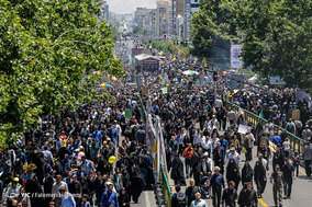 عدالت خواهی بین‌المللی - راهپیمایی روز قدس در تهران(5)