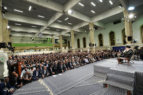 دیدار جمعی از استادان دانشگاه‌ها و اعضای جامعه دانشگاهی کشور با مقام معظم رهبری