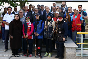 بازديد رييس كميته ملى المپيك از اردوى تيم ملى تيراندازى