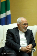 دیدار ظریف با رئیس جمهور آفریقای جنوبی