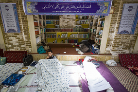 مراسم معنوی اعتکاف در مسجد جامع همدان