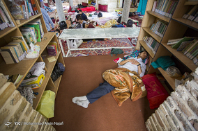 مراسم معنوی اعتکاف در مسجد جامع همدان