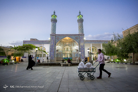 مراسم معنوی اعتکاف در مسجد جامع همدان
