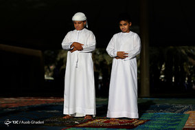 نماز عید فطر در منطقه سنی نشین جزیره کیش