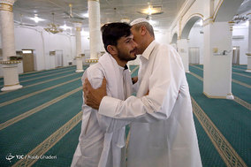 نماز عید فطر در منطقه سنی نشین جزیره کیش