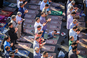 اقامه نماز عید فطر در سعادت آباد