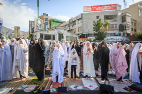 اقامه نماز عید فطر در سعادت آباد