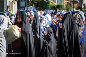 اقامه نماز عید فطر در سعادت آباد