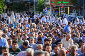 اقامه نماز عید فطر در سعادت آباد
