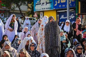 اقامه نماز عید فطر در سعادت آباد