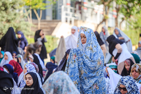 اقامه نماز عید فطر در سعادت آباد
