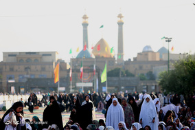 اقامه نماز عید فطر در جوار حرم حضرت عبدالعظیم حسنی(ع)
