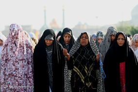 اقامه نماز عید فطر در جوار حرم حضرت عبدالعظیم حسنی(ع)