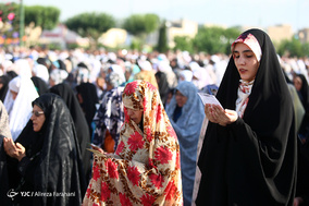 اقامه نماز عید فطر در جوار حرم حضرت عبدالعظیم حسنی(ع)