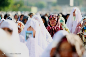 اقامه نماز عید فطر در جوار حرم حضرت عبدالعظیم حسنی(ع)