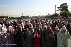 اقامه نماز عید فطر در جوار حرم حضرت عبدالعظیم حسنی(ع)