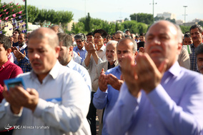 اقامه نماز عید فطر در جوار حرم حضرت عبدالعظیم حسنی(ع)