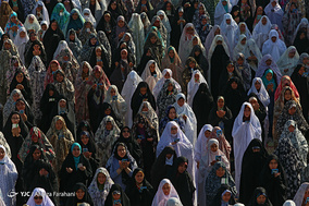 اقامه نماز عید فطر در جوار حرم حضرت عبدالعظیم حسنی(ع)