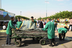 اقامه نماز عید فطر در جوار حرم حضرت عبدالعظیم حسنی(ع)