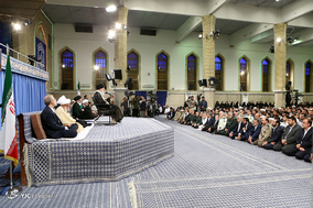 دیدار مسئولان، سفرای کشورهای اسلامی و جمعی از اقشار مختلف مردم با رهبر معظم انقلاب