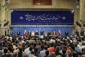 دیدار مسئولان، سفرای کشورهای اسلامی و جمعی از اقشار مختلف مردم با رهبر معظم انقلاب