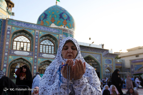 اقامه نماز عید فطر در امامزاده صالح تجریش