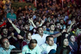 تماشا و شادی مردم همدان پس از پیروزی تیم ملی فوتبال مقابل مراکش