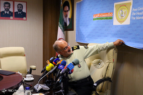 نشست خبری رئیس پلیس مبارزه با مواد مخدر
