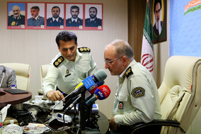 نشست خبری رئیس پلیس مبارزه با مواد مخدر