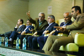 تمرین تیم ملی «ب» والیبال با حضور رییس کمیته ملی المپیک