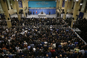 دیدار رئیس، نمایندگان مجلس شورای اسلامی، مسئولان و کارکنان قوه مقننه با رهبر معظم انقلاب