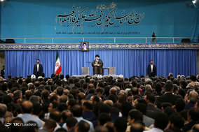 دیدار رئیس، نمایندگان مجلس شورای اسلامی، مسئولان و کارکنان قوه مقننه با رهبر معظم انقلاب