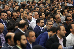 دیدار رئیس، نمایندگان مجلس شورای اسلامی، مسئولان و کارکنان قوه مقننه با رهبر معظم انقلاب