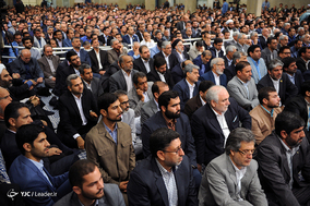دیدار رئیس، نمایندگان مجلس شورای اسلامی، مسئولان و کارکنان قوه مقننه با رهبر معظم انقلاب