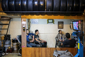 تماشای بازی ایران و اسپانیا در سطح شهر مشهد