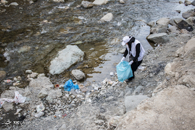 پاکسازی رودخانه کن توسط ورزشکاران