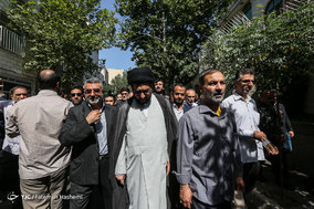 تشییع پیکر مرحوم حجت الاسلام والمسلمین سید علی اکبر حسینی