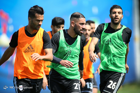آخرین تمرین تیم ملی فوتبال قبل از سفر به سارانسک