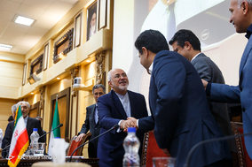 جلسه هیأت نمایندگان اتاق بازرگانی ایران با حضور محمدجواد ظریف
