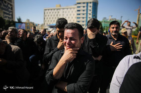 تشییع پیکر مرزبان شهید جلال بهبودی در مشهد