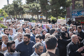 تشییع پیکر مدافع حرم شهید دایی پور
