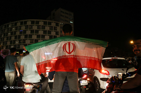 حمایت مردم تهران از تیم فوتبال ملی ایران