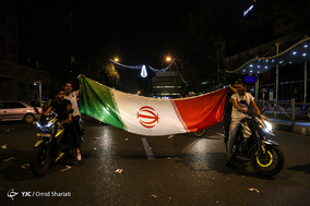 حمایت مردم تهران از تیم فوتبال ملی ایران