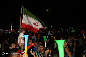 حمایت مردم تهران از تیم فوتبال ملی ایران