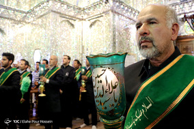 آیین غبارروبی حرم سید علاءالدین حسین (ع) در شیراز