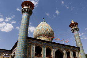 آیین غبارروبی حرم سید علاءالدین حسین (ع) در شیراز