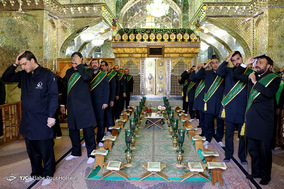 آیین غبارروبی حرم سید علاءالدین حسین (ع) در شیراز
