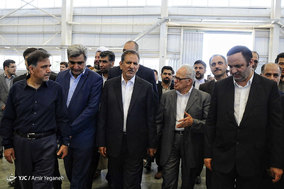 بازدید اسحاق جهانگیری از منطقه آزاد انزلی