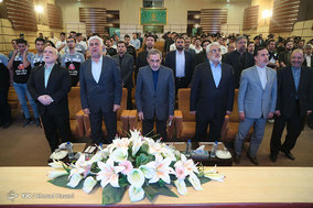 مراسم اهداء کاپ ها و مدال های کاروان ربوکاپ دانشگاه آزاد اسلامی به آستان قدس رضوی